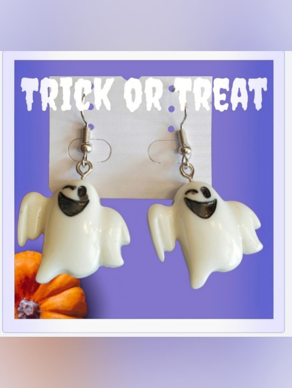 Halloween Ghost Dangle Drop Earrings